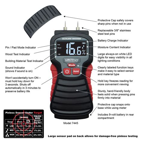 accumaster moisture meter|AccuMASTER Duo Pro Pin & Pinless Moisture Meter.